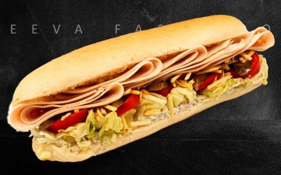 ساندویچ ژامبون مرغ90 درصد سرد